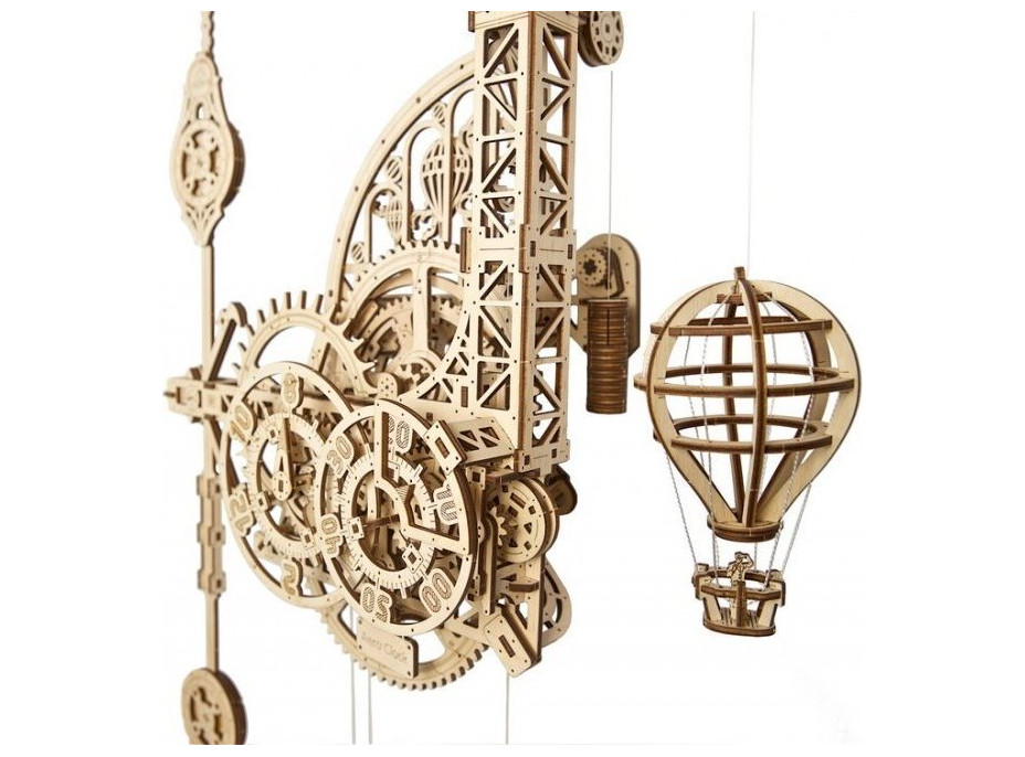 UGEARS 3D puzzle Aero Clock s kyvadlem 320 dílků