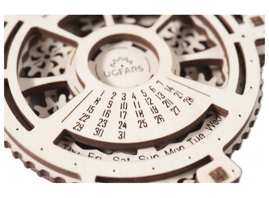 UGEARS 3D puzzle Kalendář 24 dílků