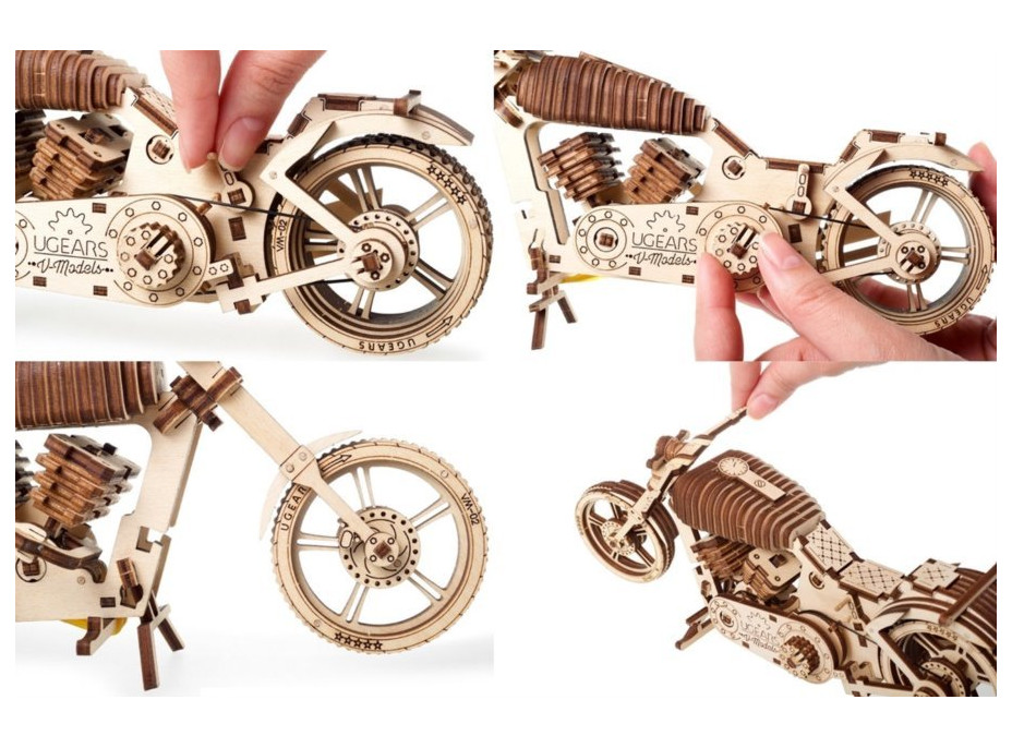 UGEARS 3D puzzle Motorka 189 dílků