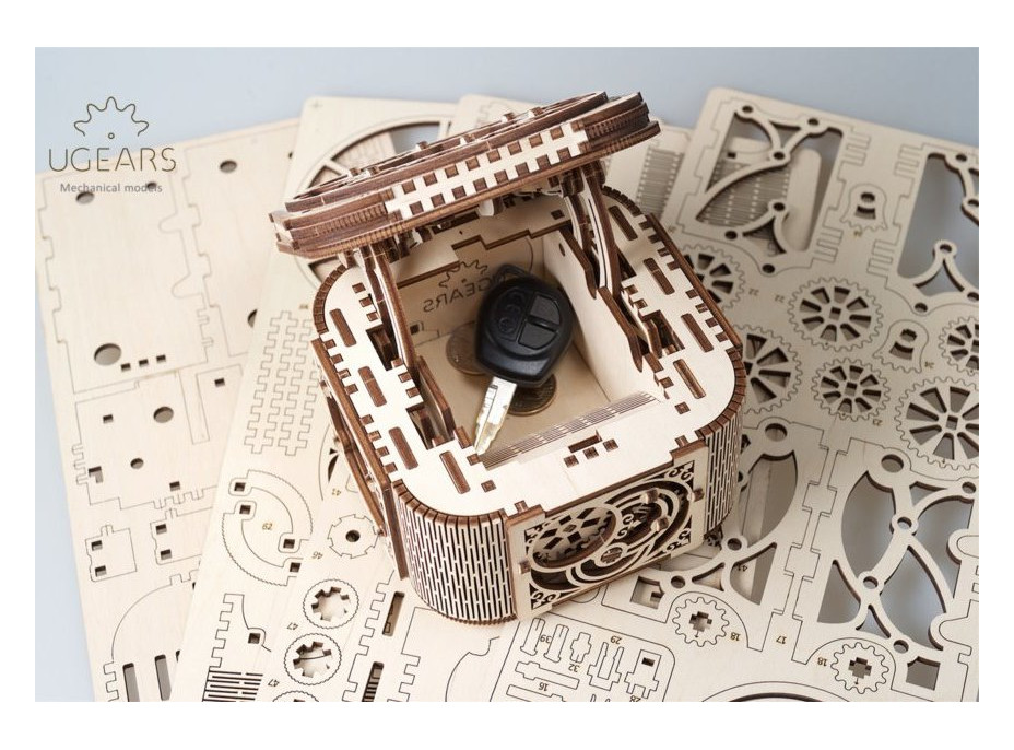 UGEARS 3D puzzle Šperkovnice 190 dílků