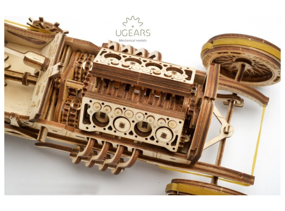 UGEARS 3D puzzle U-9 Grand Prix Auto 348 dílků