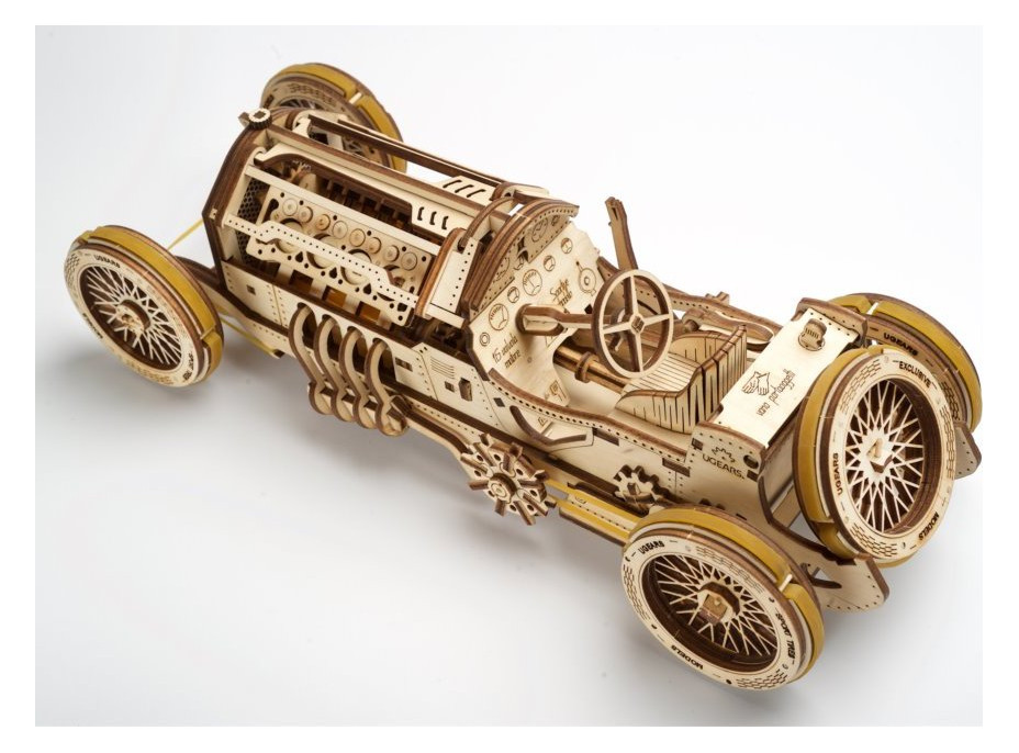 UGEARS 3D puzzle U-9 Grand Prix Auto 348 dílků