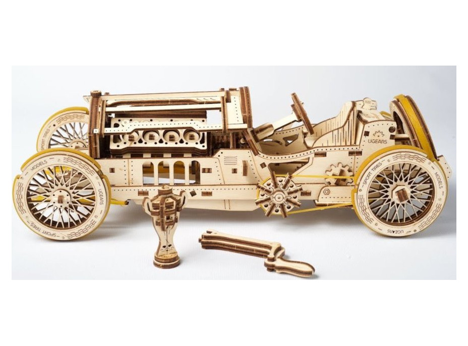 UGEARS 3D puzzle U-9 Grand Prix Auto 348 dílků