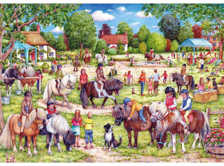 GIBSONS Puzzle Shetland Pony Club XL 250 dílků