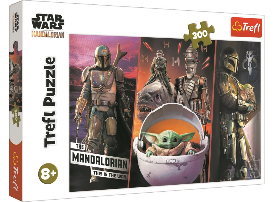 TREFL Puzzle The Mandalorian: Tajemný Baby Yoda 300 dílků