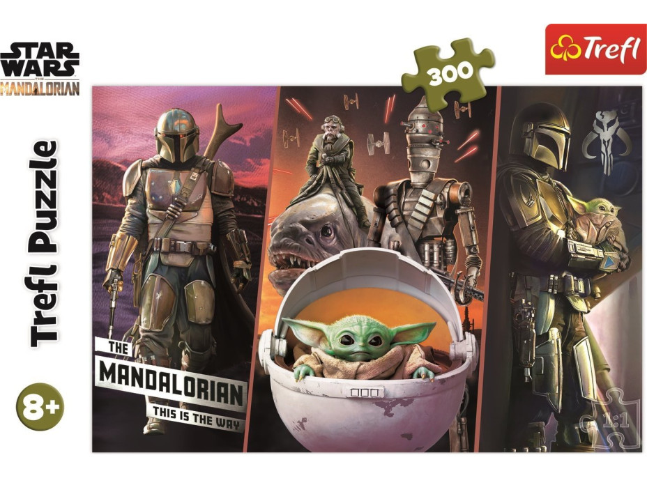 TREFL Puzzle The Mandalorian: Tajemný Baby Yoda 300 dílků