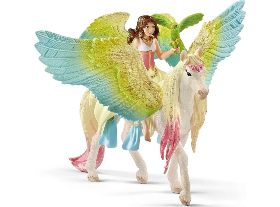 SCHLEICH Bayala® 70566 Surah s třpytivým Pegasem