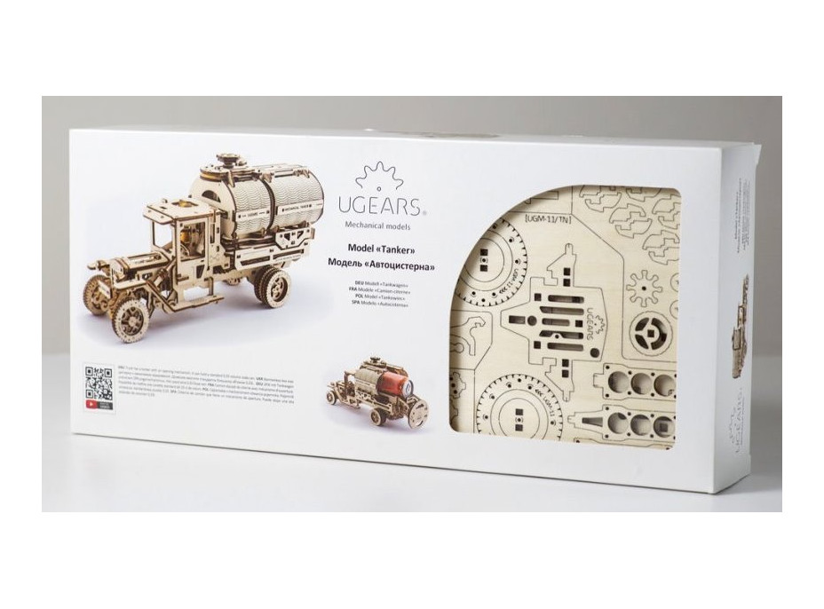 UGEARS 3D puzzle Truck UGM-11 Tanker 594 dílků