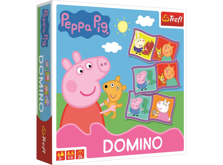 TREFL Domino Prasátko Peppa