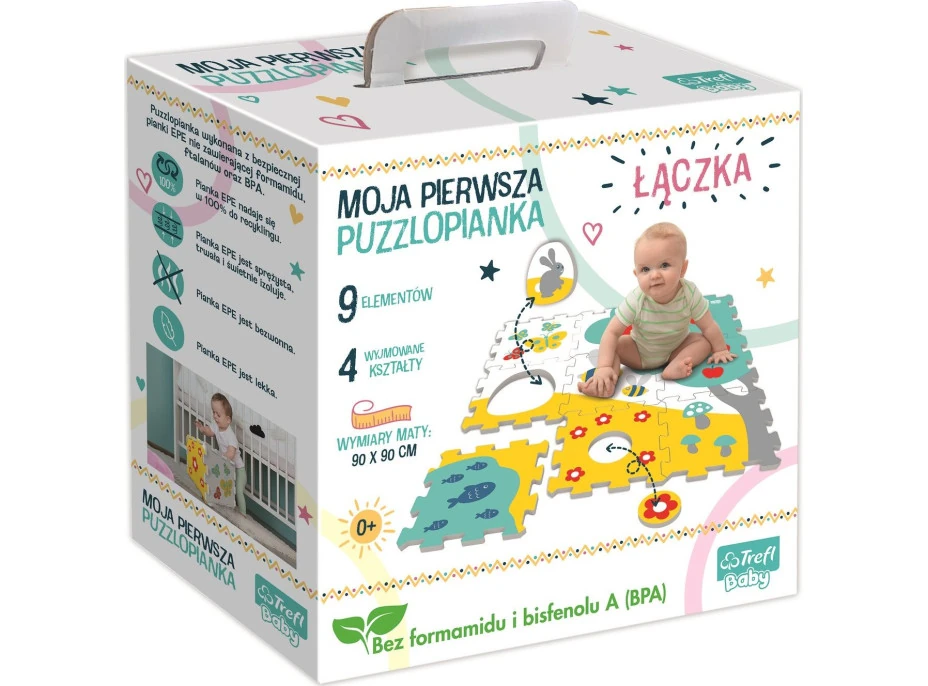 TREFL Moje první pěnové puzzle Louka (29,5x29,5)