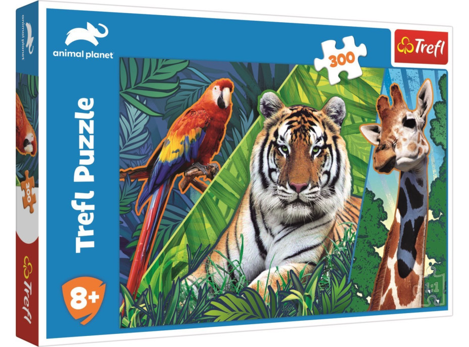 TREFL Puzzle Animal Planet: Úžasná zvířata 300 dílků