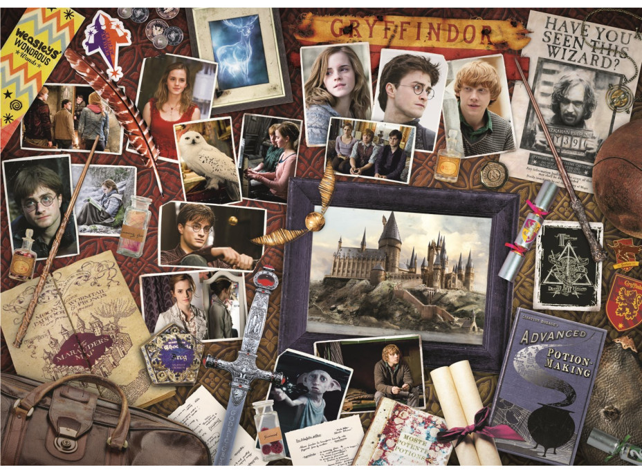 TREFL Puzzle Harry Potter: Vzpomínky na Bradavice 500 dílků