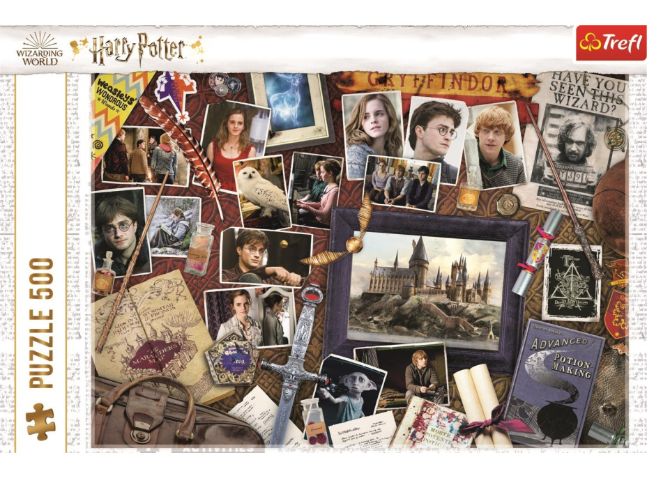 TREFL Puzzle Harry Potter: Vzpomínky na Bradavice 500 dílků