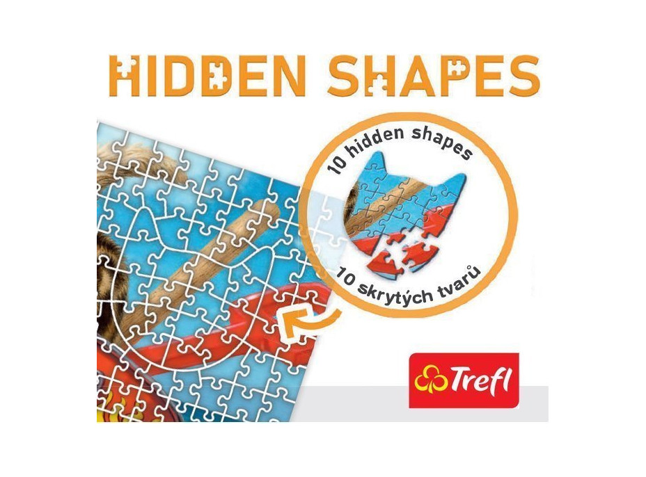 TREFL Puzzle Hidden Shapes: Podmořský život 1060 dílků