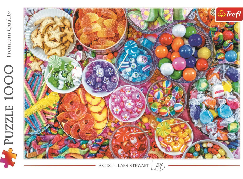 TREFL Puzzle Výborné sladkosti 1000 dílků