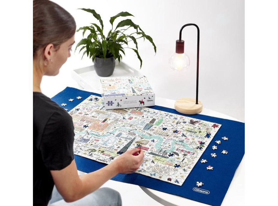 GIBSONS Puzzle Mapa Londýna 1000 dílků