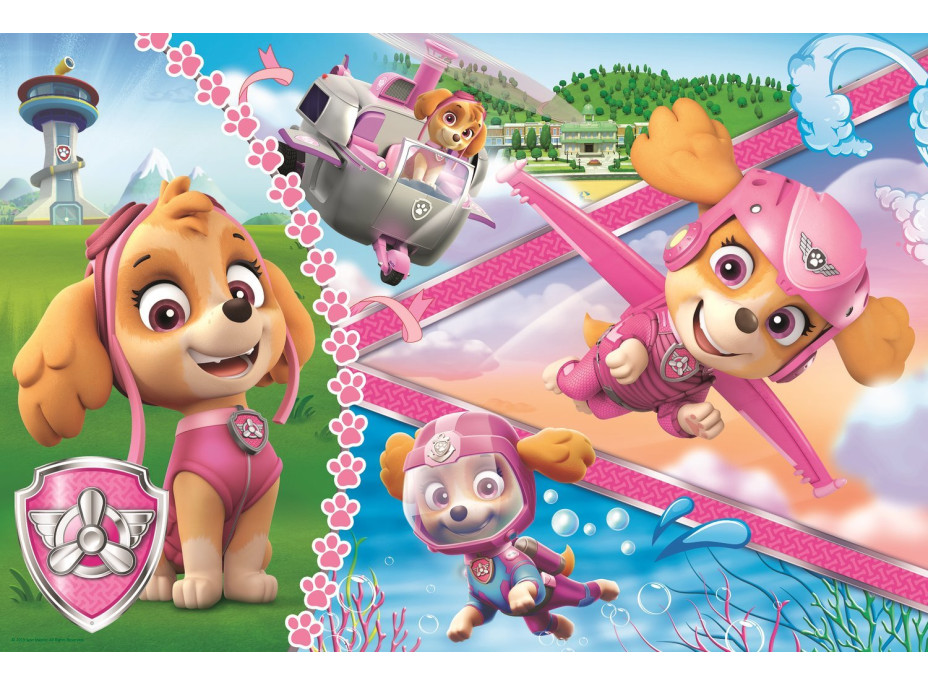 TREFL Puzzle Tlapková patrola: Odvážná Skye MAXI 24 dílků