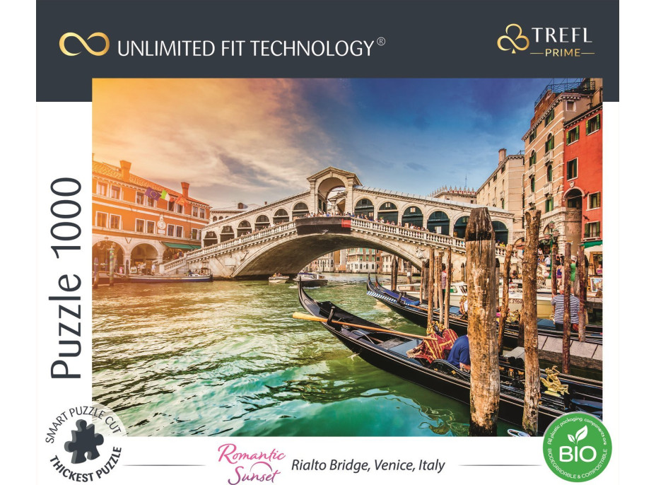 TREFL Puzzle UFT Cityscape: Most Rialto, Benátky, Itálie 1000 dílků