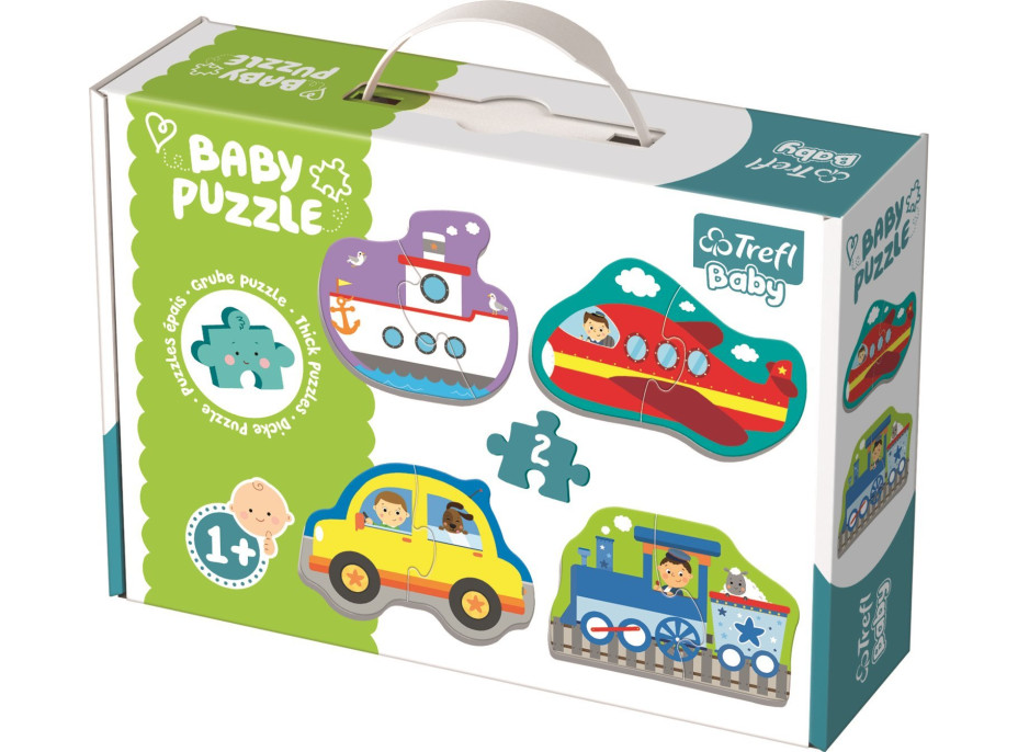 TREFL Baby puzzle Doprava 4x2 dílky