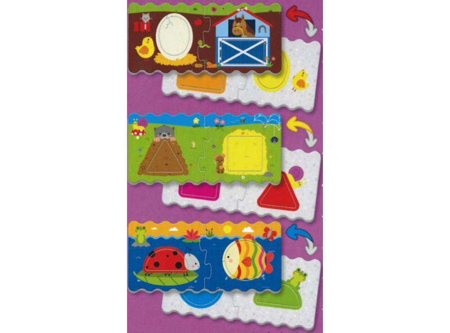 TREFL Baby puzzle Tvary