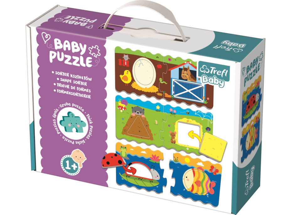 TREFL Baby puzzle Tvary