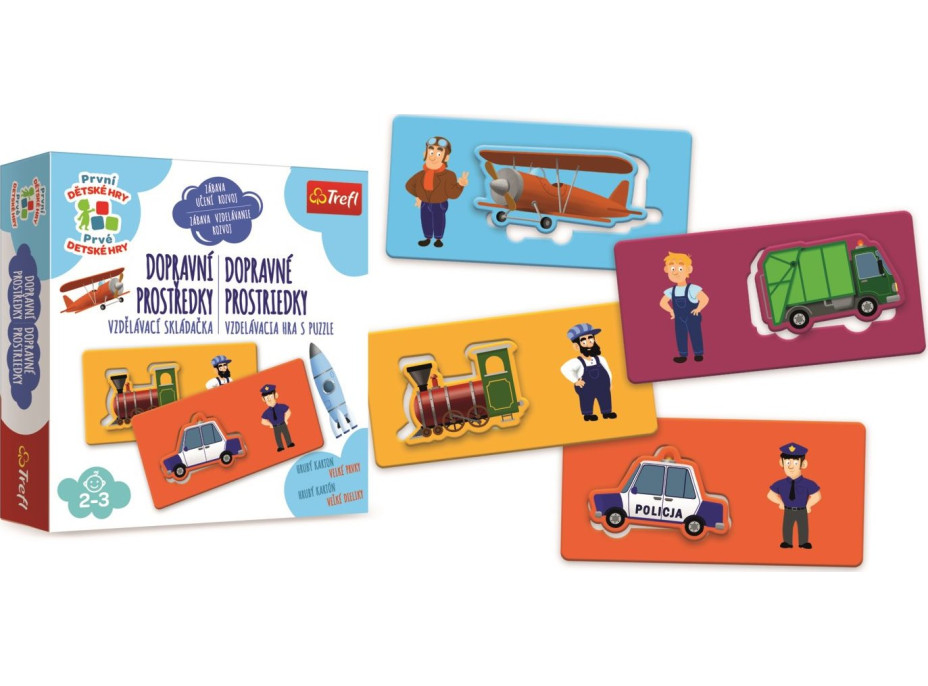 TREFL První dětské hry: Dopravní prostředky