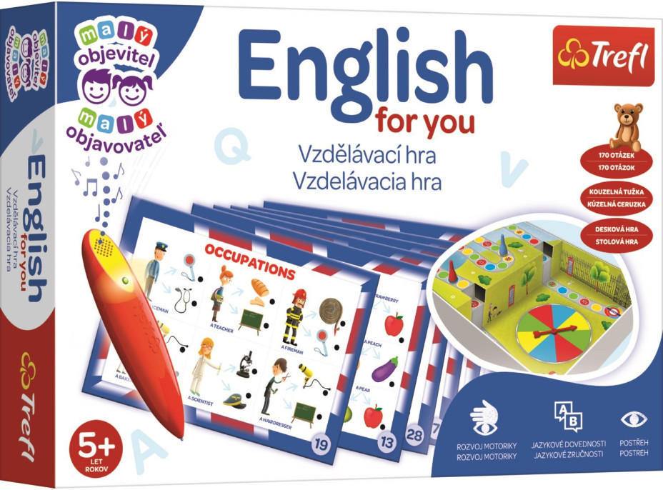 TREFL Malý objevitel: English for you + magické pero