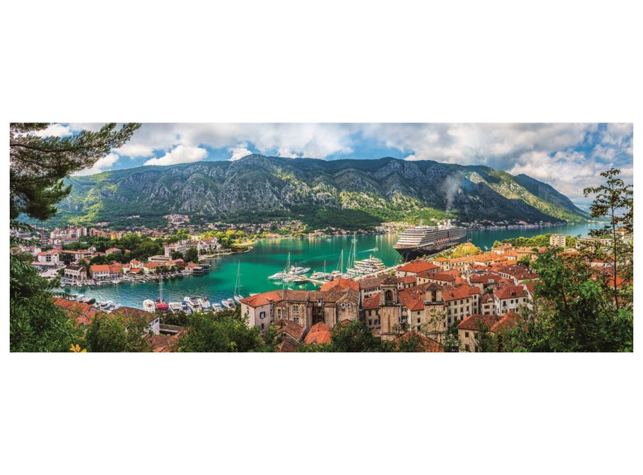 TREFL Panoramatické puzzle Kotor, Černá Hora 500 dílků