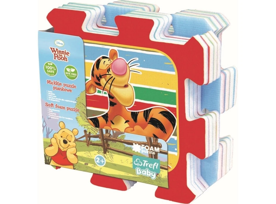 TREFL Pěnové puzzle Medvídek Pú