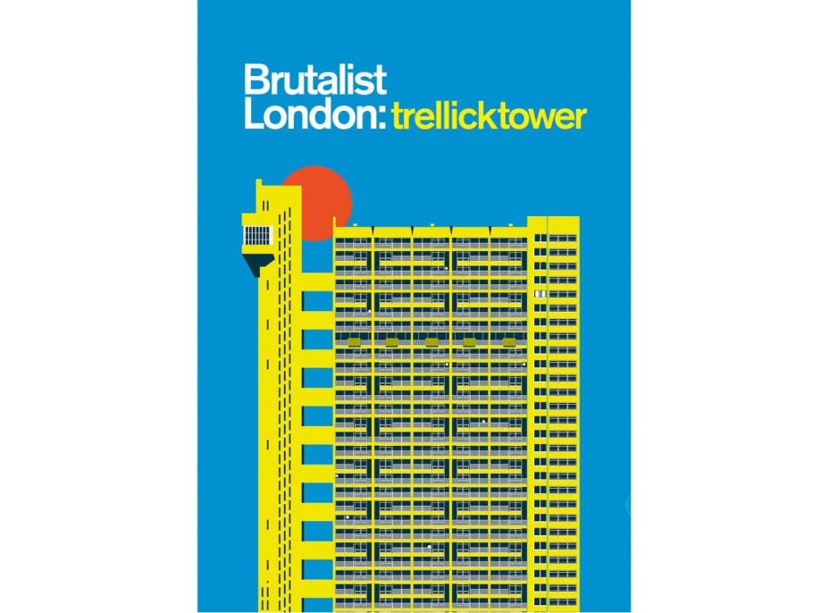 GIBSONS Puzzle Brutalistický věžák, Londýn 500 dílků