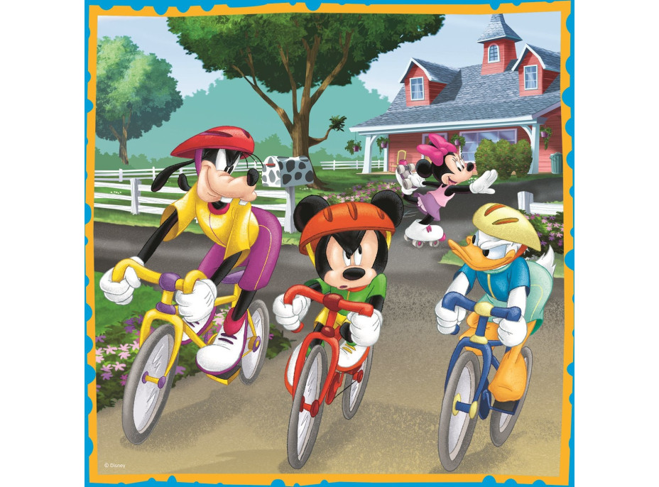 TREFL Puzzle Mickey Mouse a přátelé 3v1 (20,36,50 dílků)
