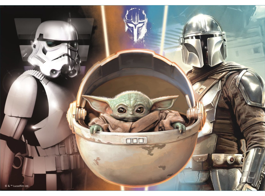 TREFL Puzzle Star Wars: Mandalorian 4v1 (35,48,54,70 dílků)