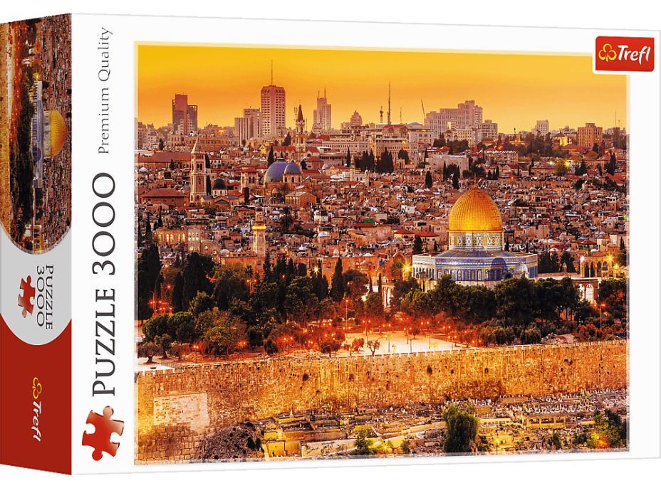 TREFL Puzzle Střechy Jeruzaléma 3000 dílků