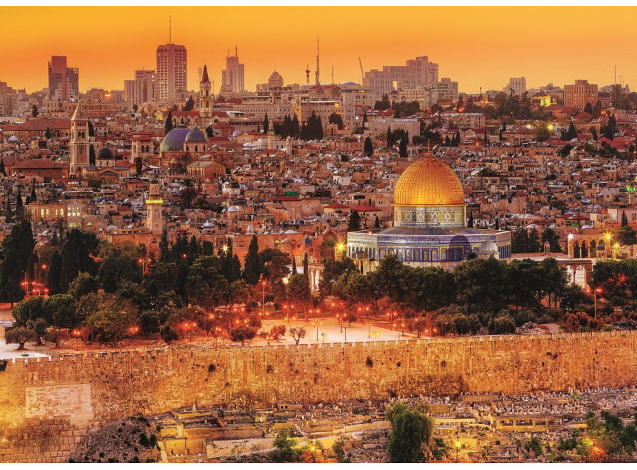 TREFL Puzzle Střechy Jeruzaléma 3000 dílků