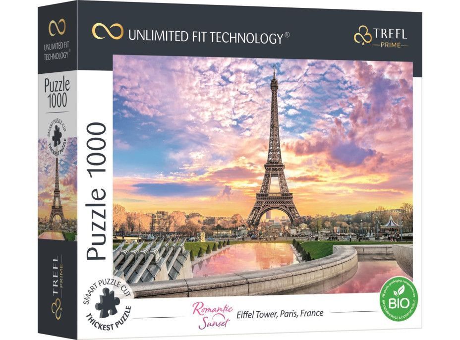 TREFL Puzzle UFT Cityscape: Eiffelova věž, Paříž, Francie 1000 dílků