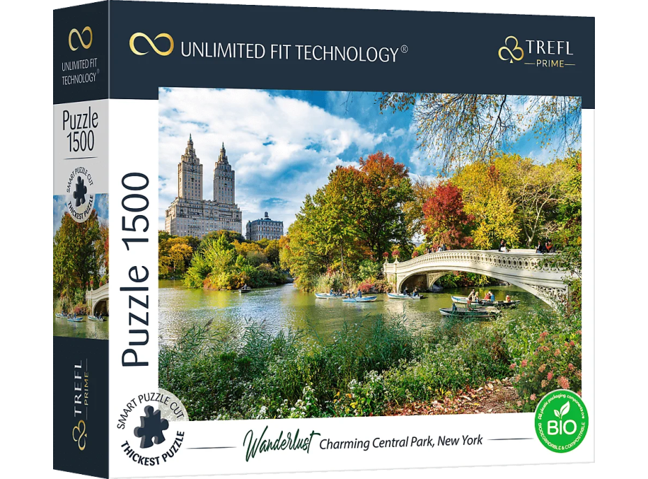 TREFL Puzzle UFT Wanderlust: Kouzelný Central Park, New York 1500 dílků