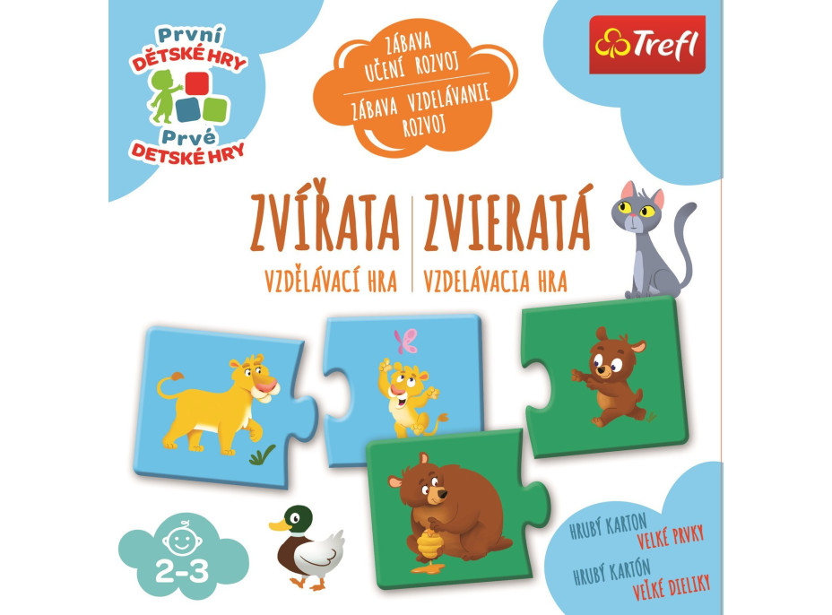 TREFL První dětské hry: Zvířata