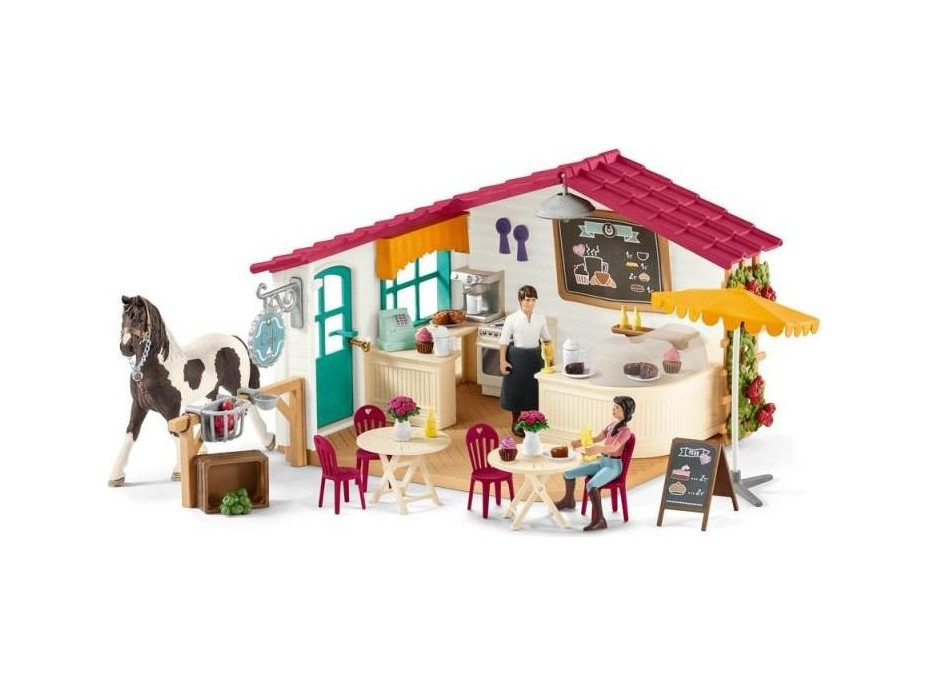 SCHLEICH Horse Club® 42519 Kavárna pro jezdce