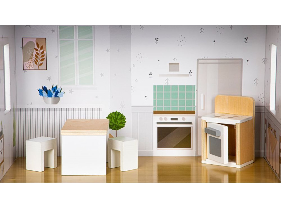 ECOTOYS Domeček pro panenky Grace