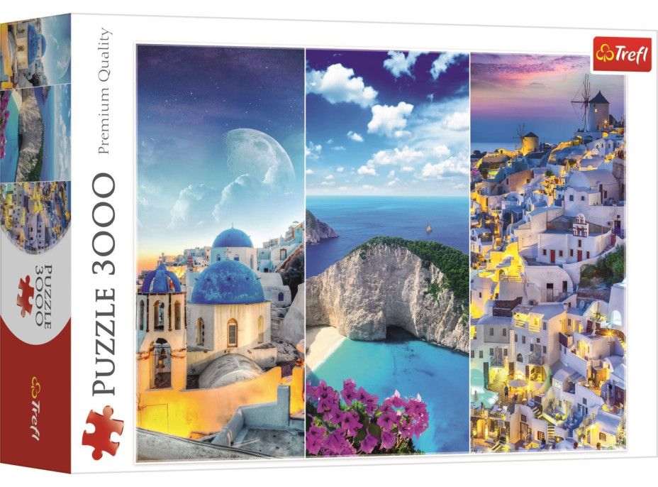 TREFL Puzzle Dovolená v Řecku 3000 dílků