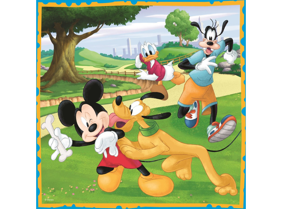TREFL Puzzle Mickey Mouse a přátelé 3v1 (20,36,50 dílků)