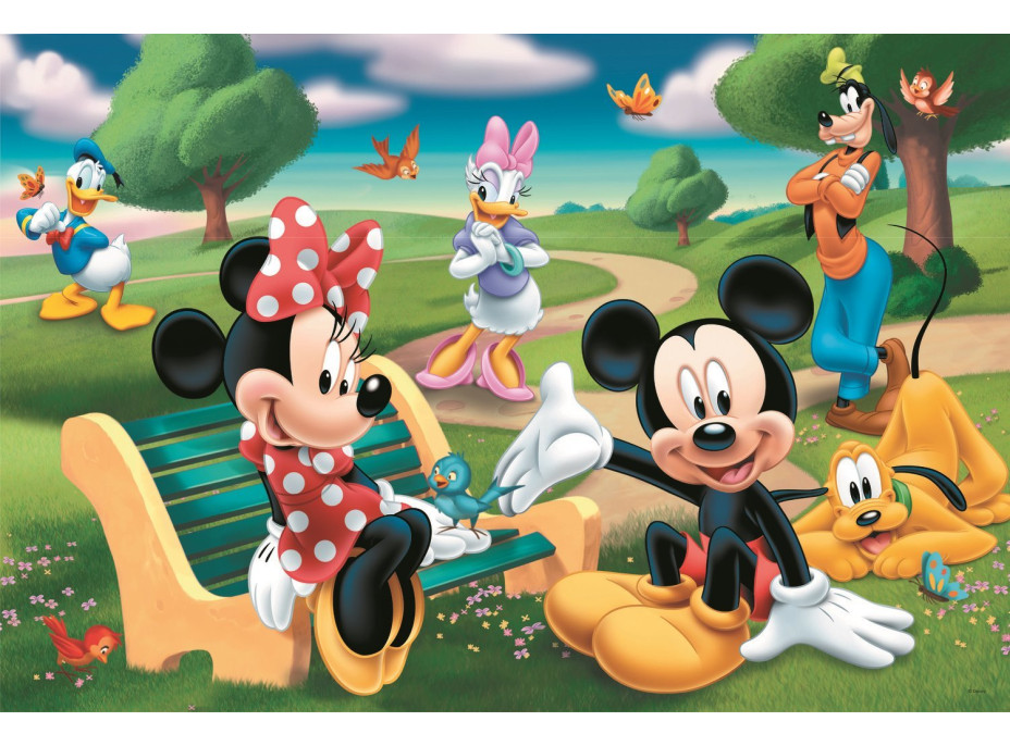 TREFL Puzzle Mickey Mouse: Mezi přáteli MAXI 24 dílků