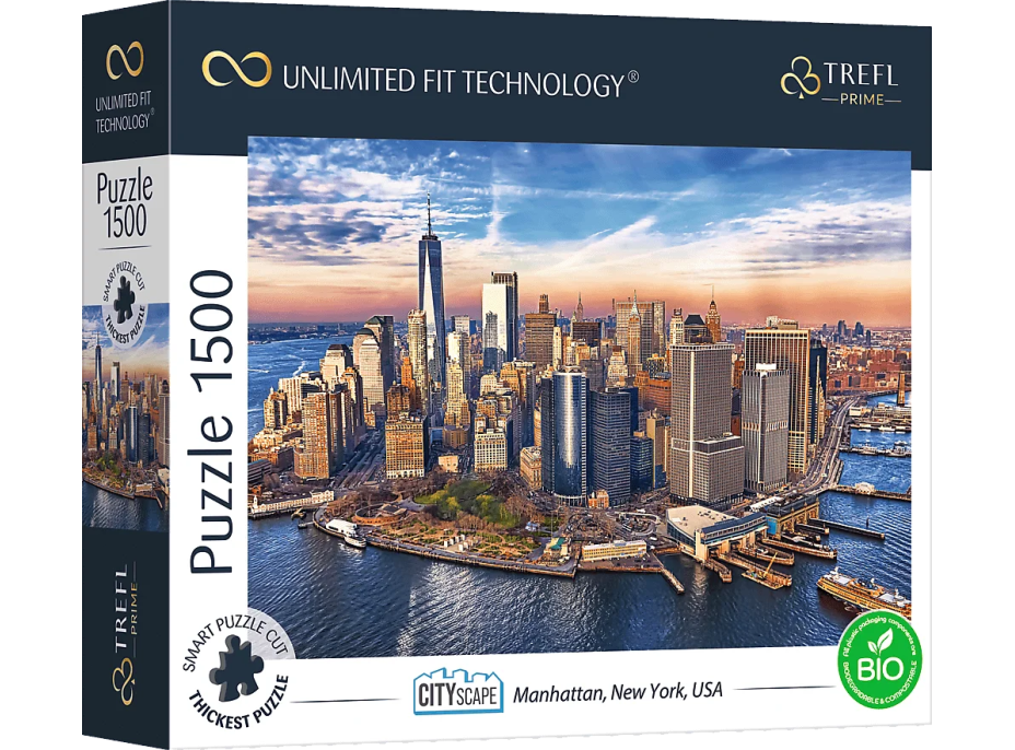 TREFL Puzzle UFT Cityscape: Manhattan, New York, USA 1500 dílků