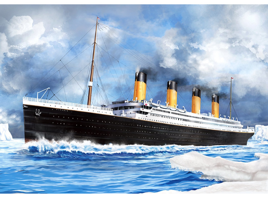 WOODEN CITY Dřevěné puzzle Titanic 2v1, 505 dílků EKO