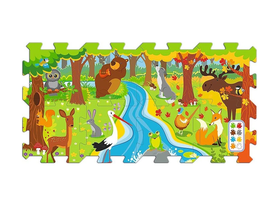 TREFL Pěnové puzzle Les