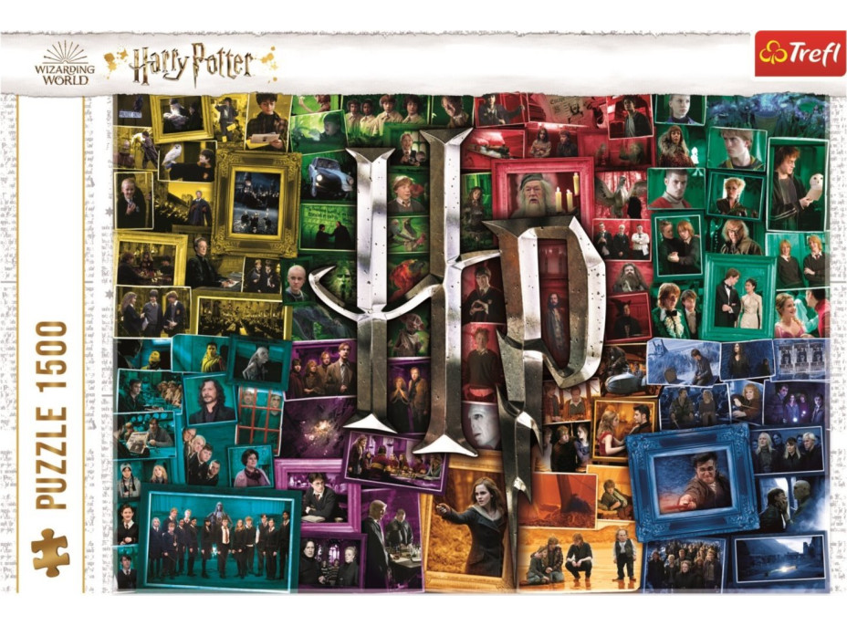 TREFL Puzzle Harry Potter: Svět Harryho Pottera 1500 dílků