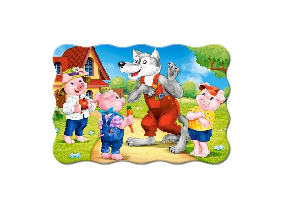 CASTORLAND Puzzle Tři malá prasátka MAXI 20 dílků