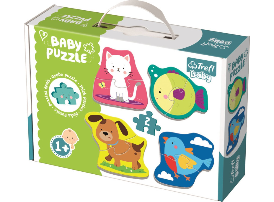 TREFL Baby puzzle Zvířata 4x2 dílky