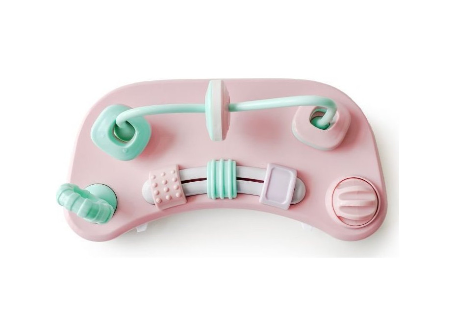 ECOTOYS Chodítko interaktivní růžovobílé