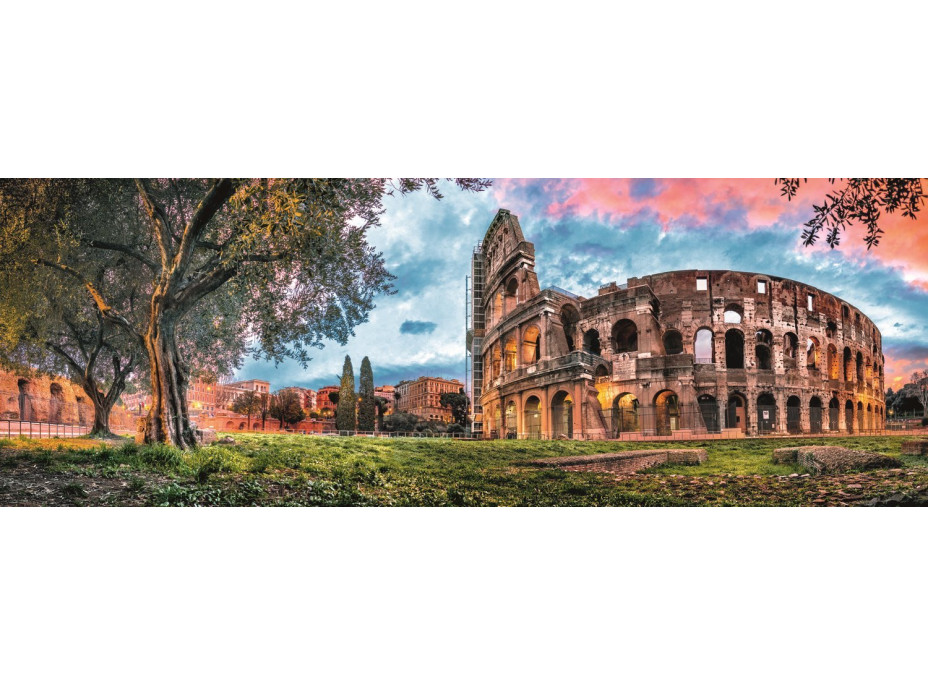 TREFL Panoramatické puzzle Koloseum za úsvitu 1000 dílků